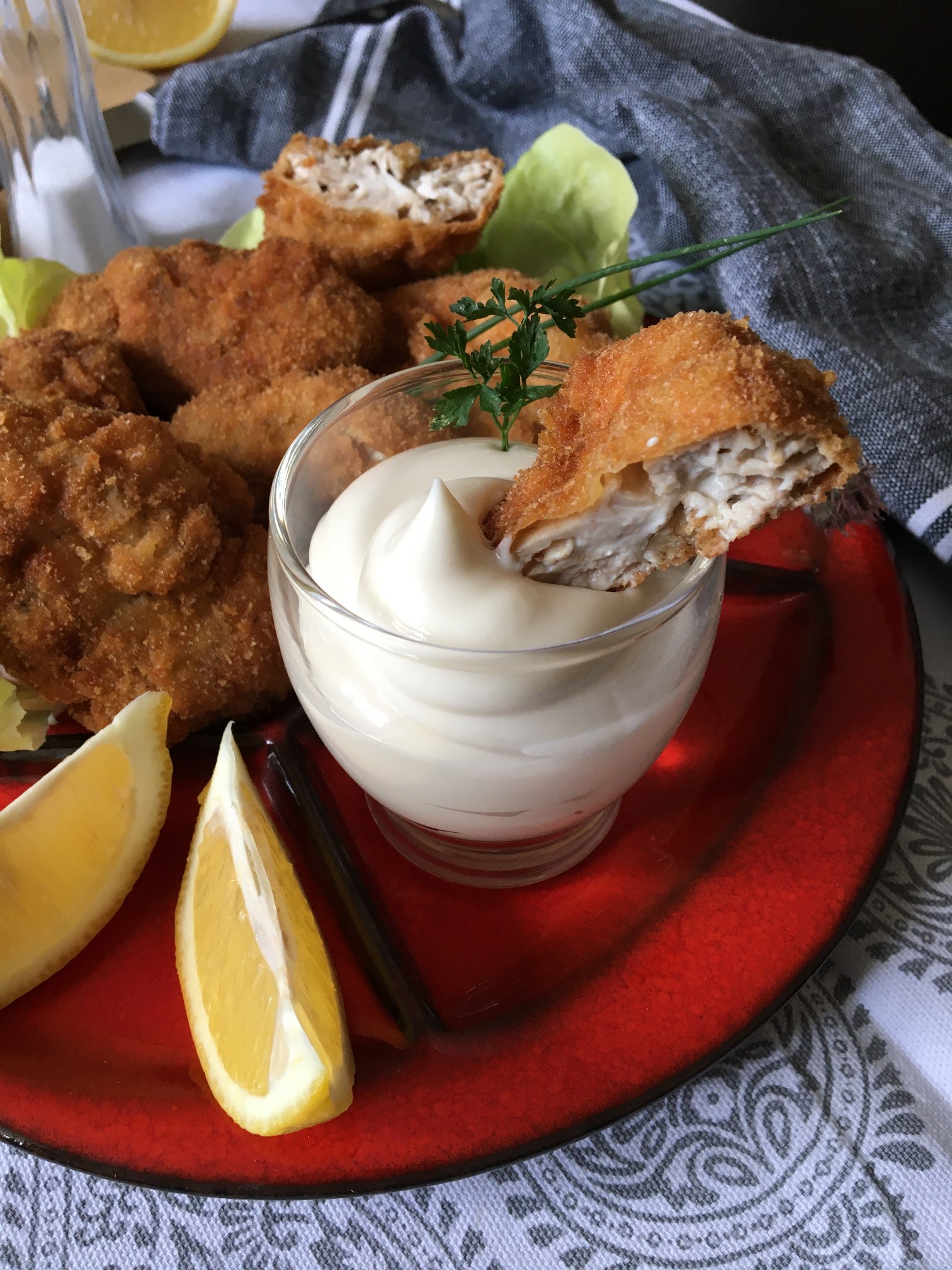 Rántott sertésvelő