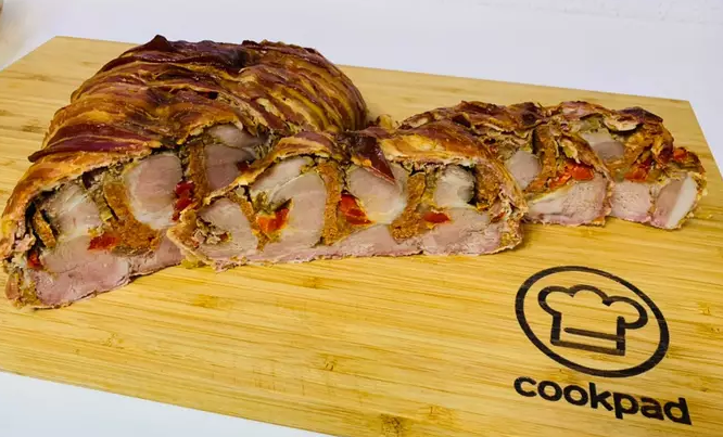 Szalonnás, töltött sertéstarjazsebek