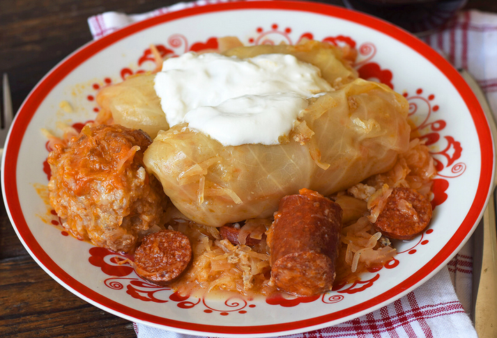 Klasszikus töltött káposzta