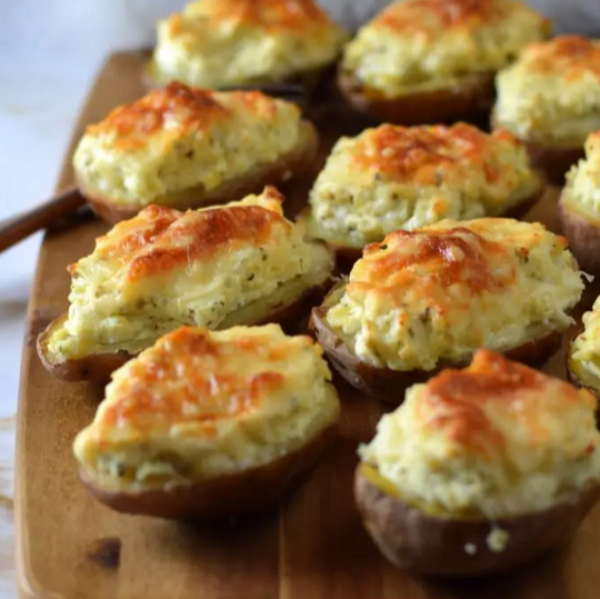 Túróval töltött burgonya