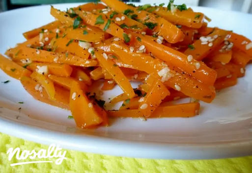 Szezámmagos vajas karotta