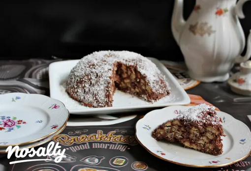 Kávés-kókuszos kekszbomba sütés nélkül