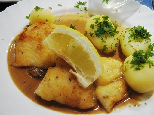 Sült hal citrom mártással