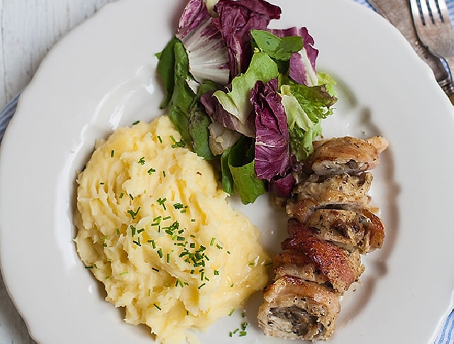 Gombával töltött csirkemellfilé