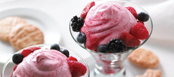 Habos gyümölcskrém