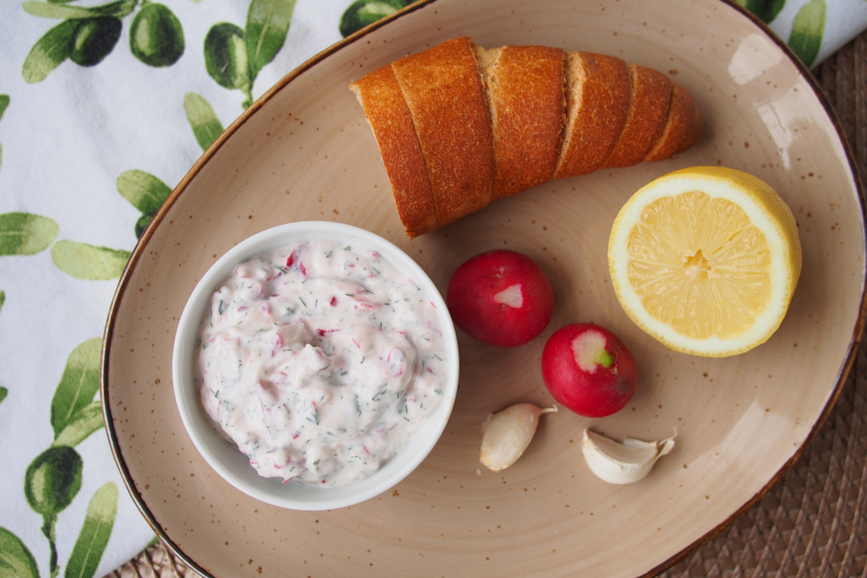 Retektzatziki görög joghurttal