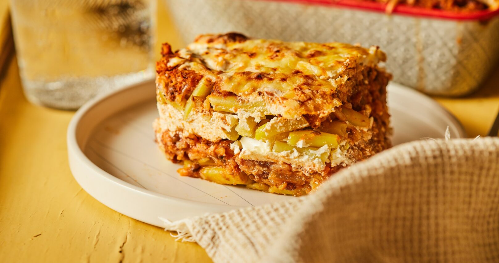 Sajtos rakott zöldbab