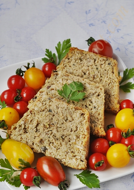 Rókagombás húspuding