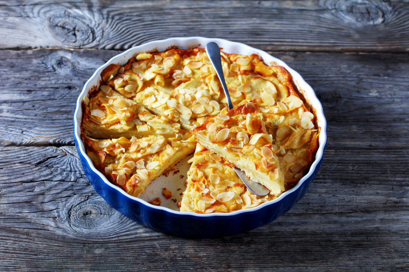 Francia almás sütemény